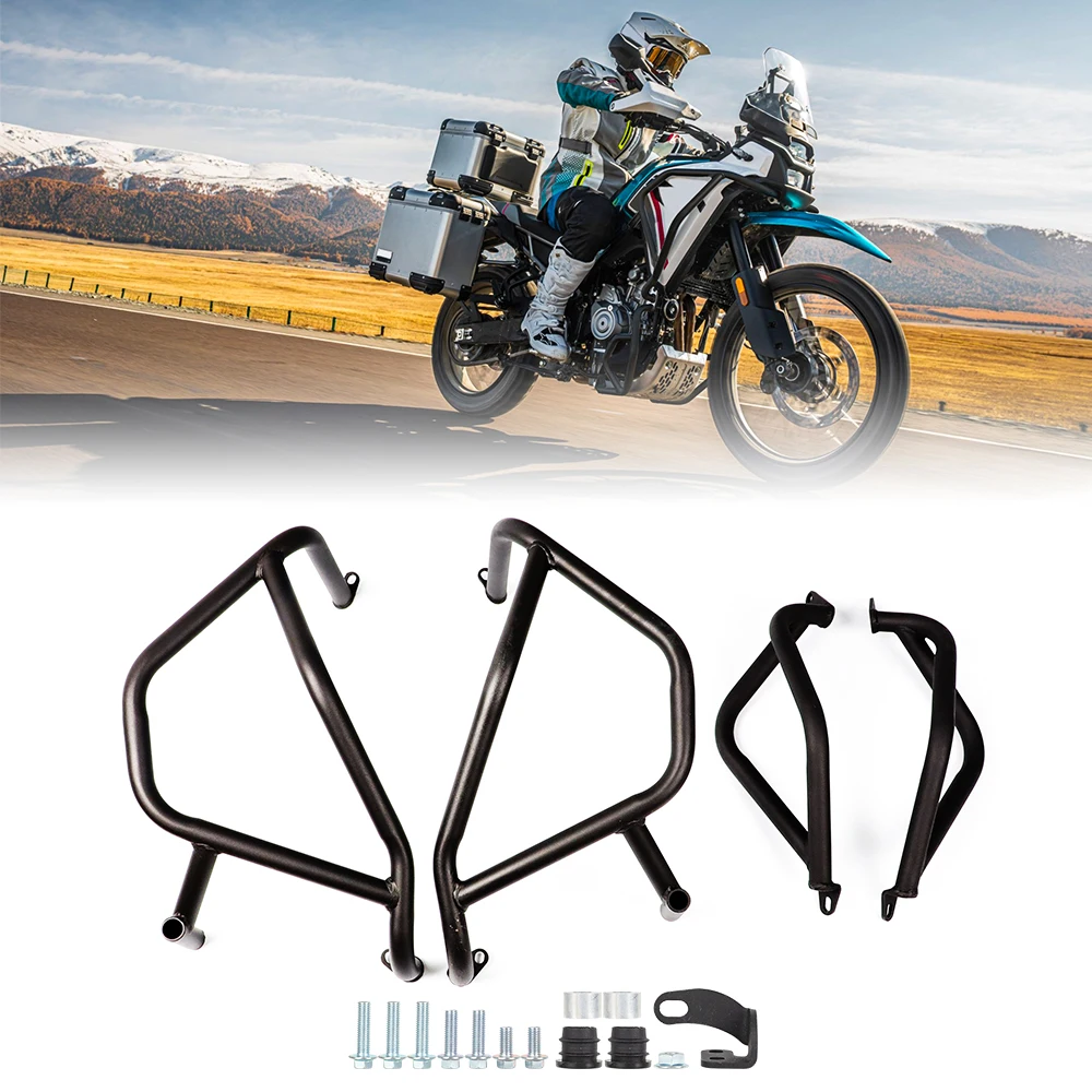 Frame Bumper Anti-Crash Bar For CFMOTO 450 MT 2024 Anti-Fall Protection Kit Engine Protective Cover 450MT Motorcycle Accessories