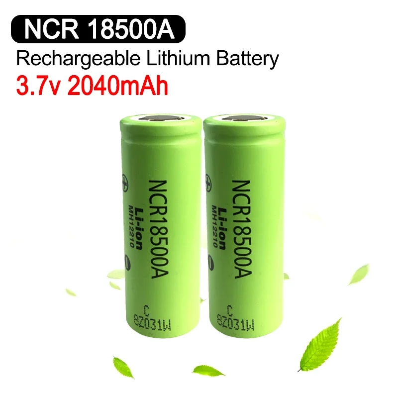 

3.6V Battery ,for Toy Flashlight ect New High Quality 18500A 3.7V 2040mAh NCR 18500 for