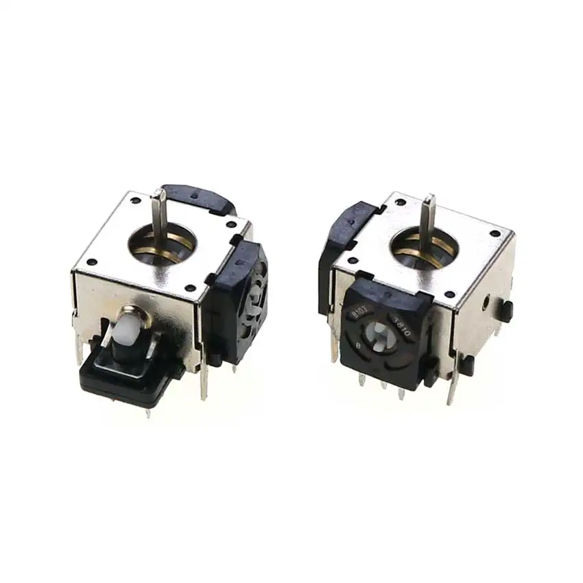 YuXi Metal Analog Sticks 3D Analog Joystick For PS2 / Xbox 360 Controller Thumbsticks Cap Mushroom Cover