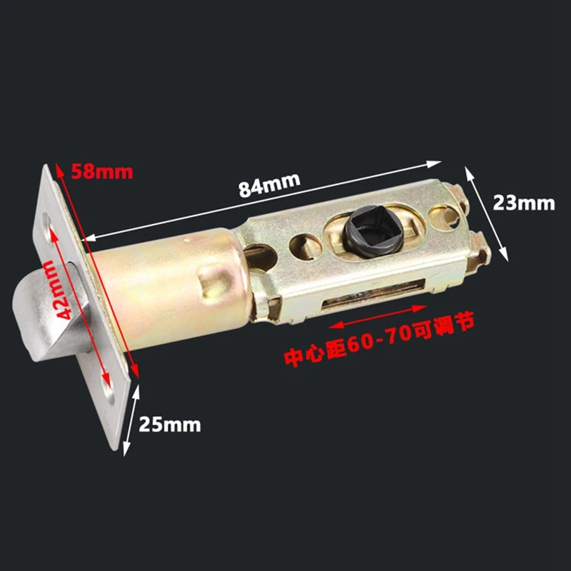 Hot Ltem 1 Set American Door Lock 3-Lever Type Door Lock Set