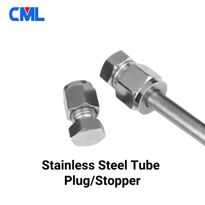 1/8'' 1/4'' 3/8'' 1/2'' 3mm 4mm 6mm 8mm 10mm 12mm 14mm 16mm OD Tube 304 Stainless Steel End Plug Stopper Compression Fittings