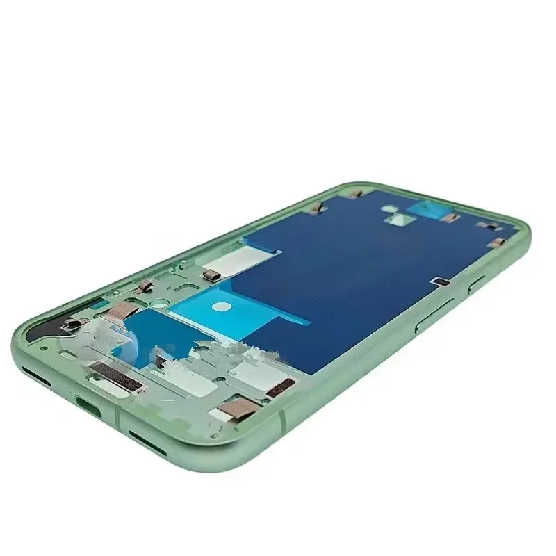 Bingkai tengah Pixel8A 8A untuk Google Pixel 8A papan perumahan LCD pelat muka suku cadang pengganti Bezel telepon perbaikan