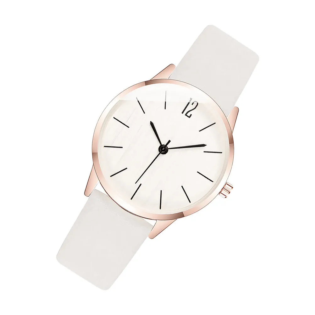 

Женские кварцевые часы с дышащим ремешком из полиуретана, повседневные модные наручные часы, стильные женские кварцевые часы, подарок