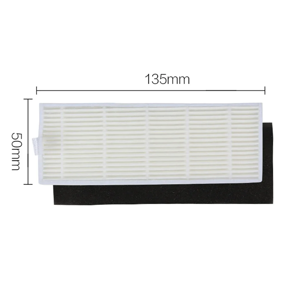 8pcs HEPA Filters Element+8pcs Filter Cotton for Ecovas DN621 DN621+ DN620 for ILife A6 A4 A4S New