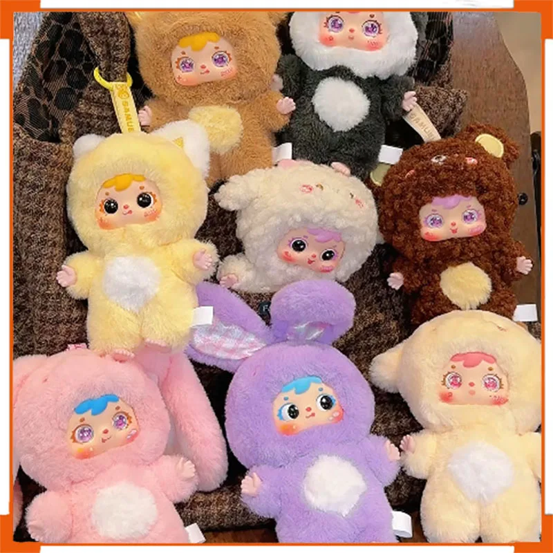 

XingBangYuan Samuel Cute Pet Plush Toy Pendant Blind Box Trendy Collectible Doll Gift Soft cuddly stuffed animal surprise toy