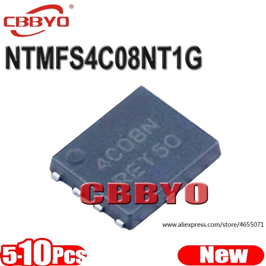 (5-10piece)100% New NTMFS4C08NT1G NTMFS4C08N 4C08N QFN-8 Chipset