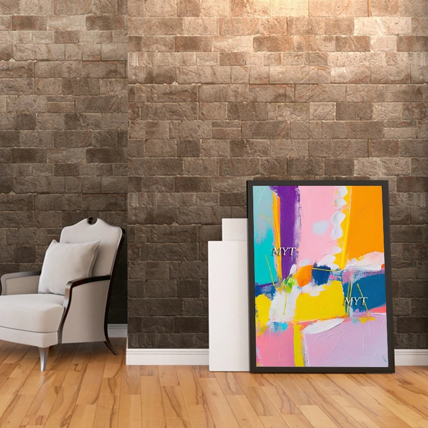 

Современный абстрактный холст, картины маслом ручной работы, художественный стиль, стены, безрамный, красочный акриловый дизайн, текстурированный рисунок, картина, декор