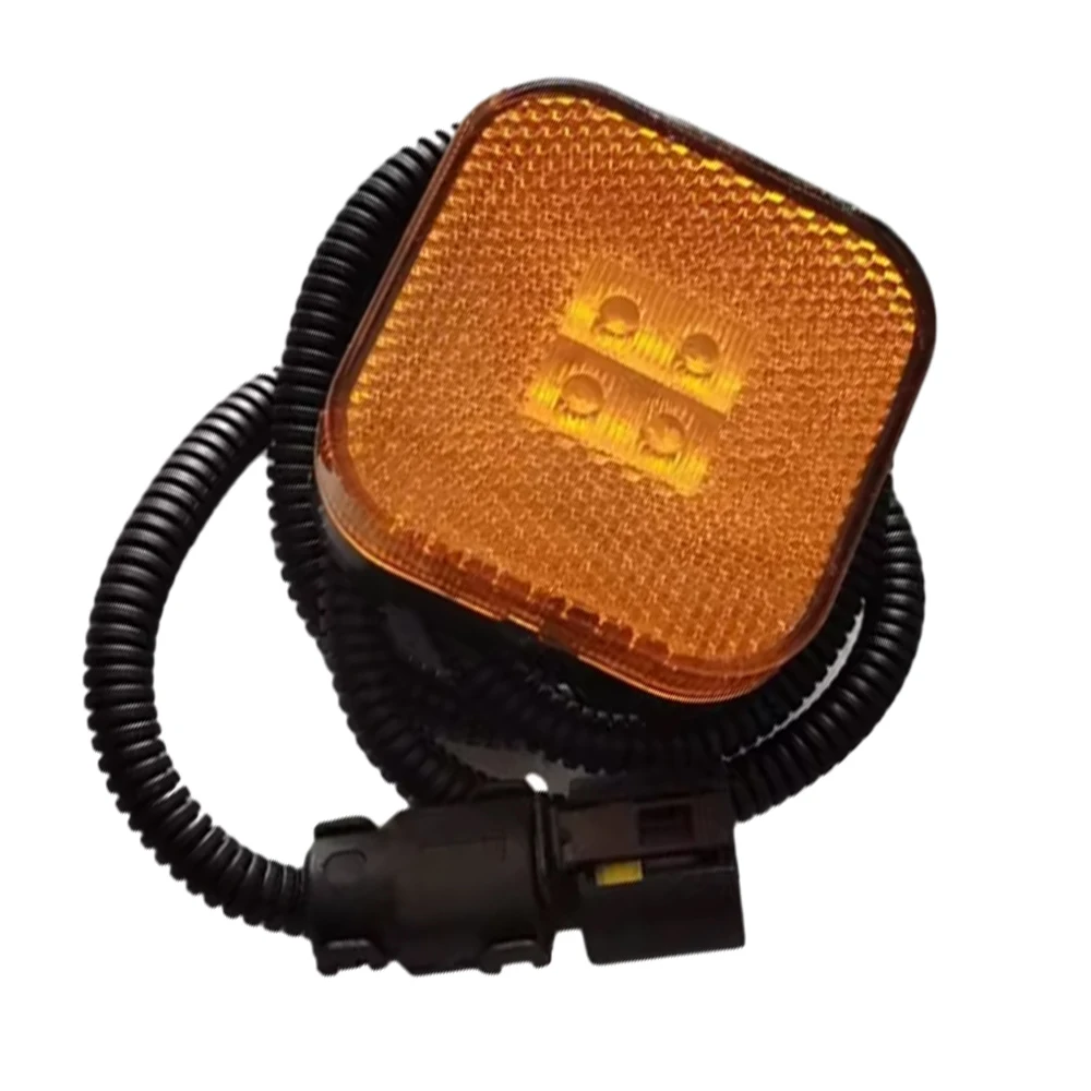 1 قطعة 81252606101 غطاء أصفر ضوء أصفر مصباح إشارة جانبي مناسب لـ Manka 2007-2020 MAN TGX #1