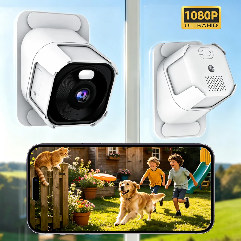 K15 3MP WiFi Security Camera, Indoor Smart IP Camera with Motion Detection Night Vision Two-Way Audio Baby Monitor