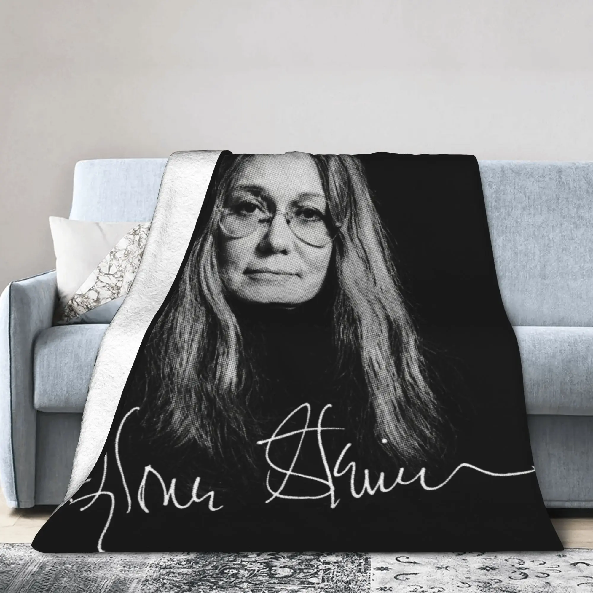 RIP Gloria Steinem  Blanket Ultra-Soft Flannel Comfort Gifts  Throw Blankets Bedspreads