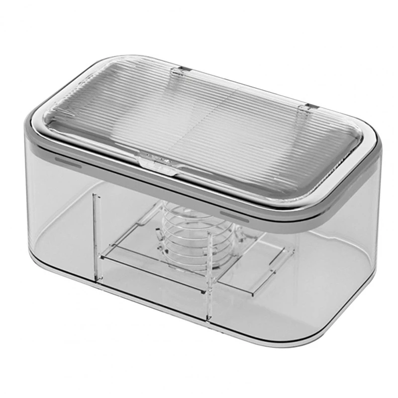 

B08B-Wall-Mounted Wet Wipes Holder Wall Mounted Wet Wipes Dispenser Box With Capacity Easy Open Spring Plate Multifunctional