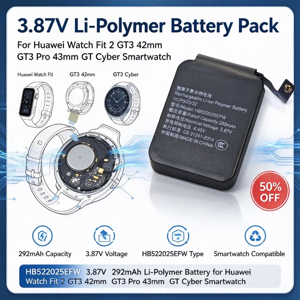 Batterie de remplacement Li-Po - Watch Vs Smartwatch avis et prix