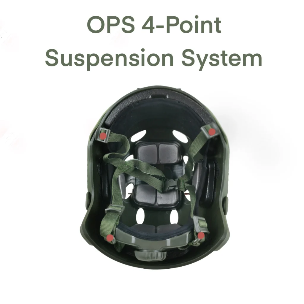 HWZHYB FAST Tactical Helmet,5mm, CE Certified for Rescue/Training/Cycling/Home Defense/Air Gun Shooting CS Protective Equipment