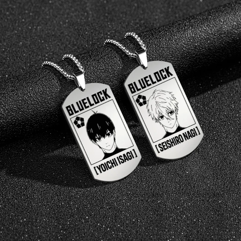 Shidou Ryuusei Isagi Yoichi Nagi Toshirō Popular Anime-related Titanium Steel Laser Engraved Stainless Steel Character Necklace