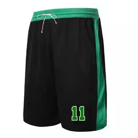Sommer-Bestseller Herren Vertikaler Stern-Print Seitenstreifen Mesh Basketball-Shorts Schnelltrocknende Weiße Sport-Workout Fünf-Punkt-Shorts – Detail 11