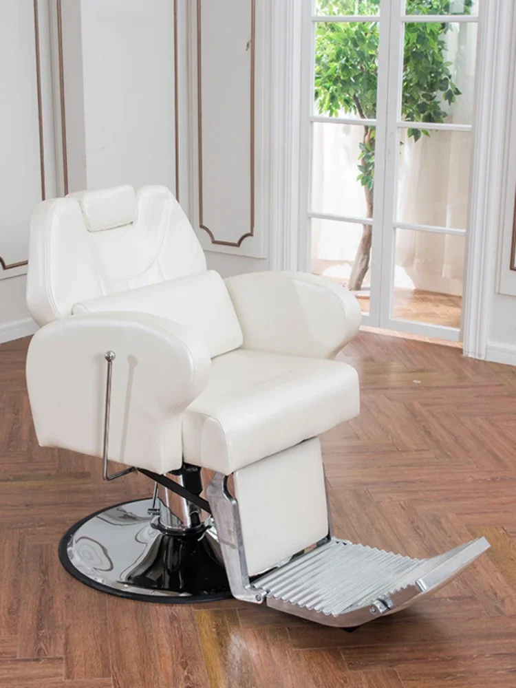 Hair chair face shaving, physiotherapy, beauty , shampoo, massage chair can be put down, lifted, large chassis,