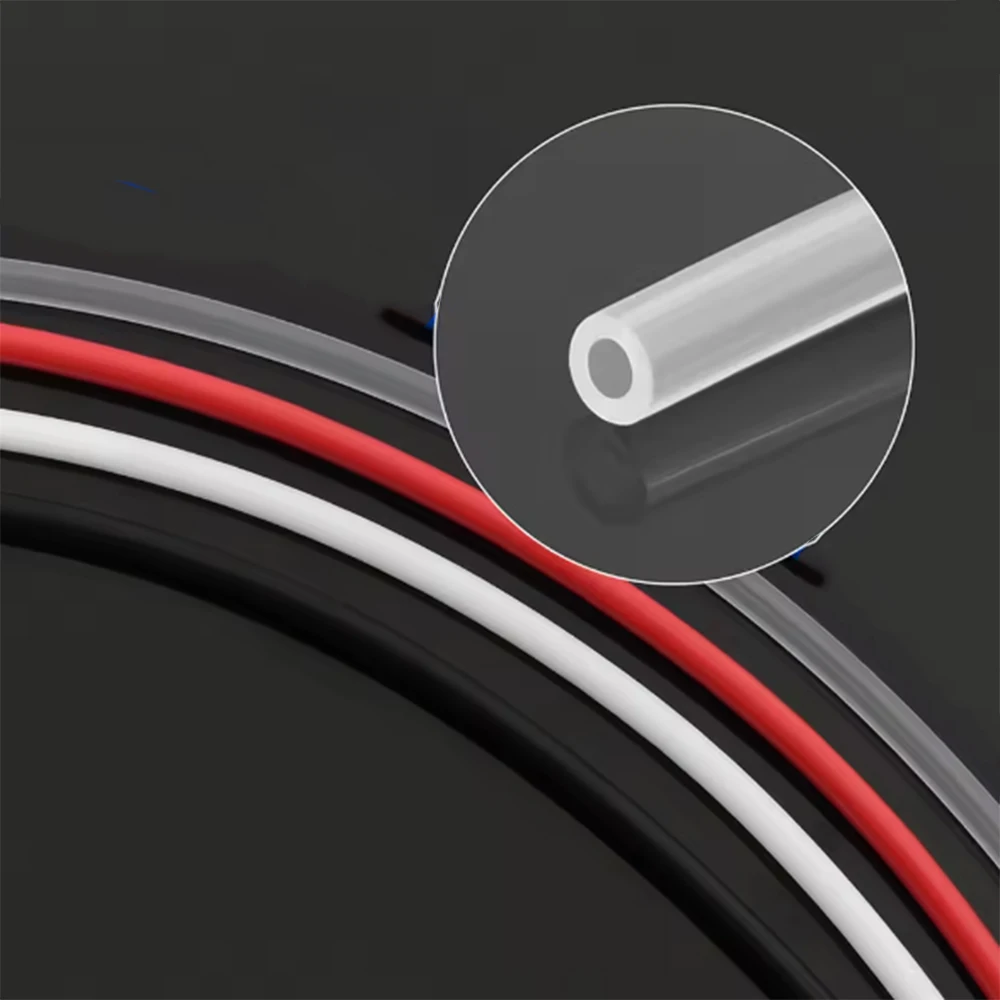 1-10Meter PTFE Hard Tube ID 0.5mm 1mm 2mm-20mm Corrosion-Resistant Insulation Suitable For Printer Parts And Electrical Wiring