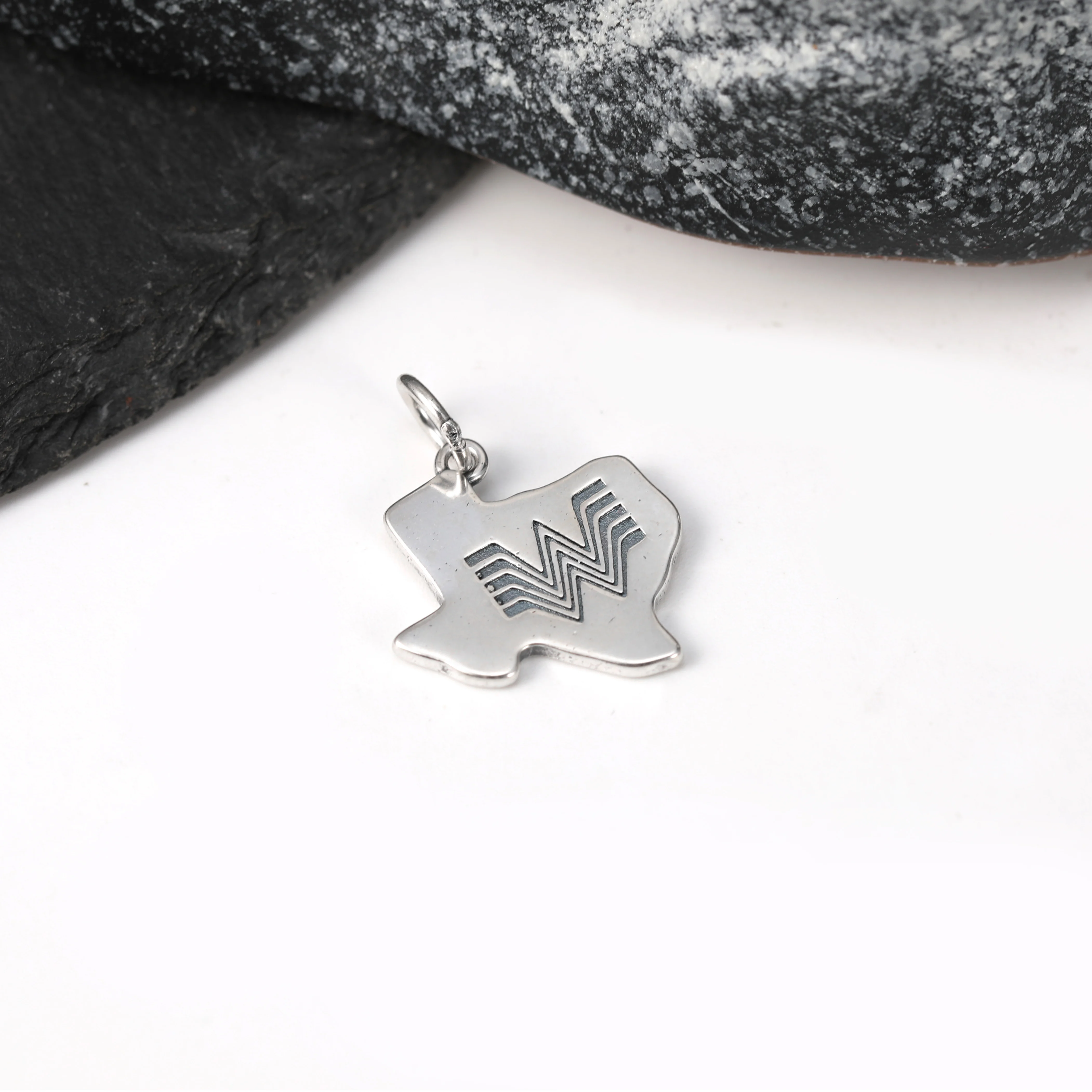 

DJ150 genuine 925 sterling silver fashionable and exquisite keychain accessory, featuring a fast food restaurant pendant