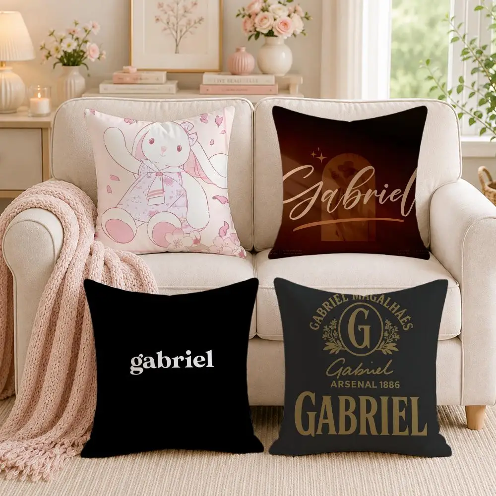 Famous Figure G-GabrielS Cushion Cover Double-Sided Printed Pillow Cover Hypoallergenic Dust-Mite Proof