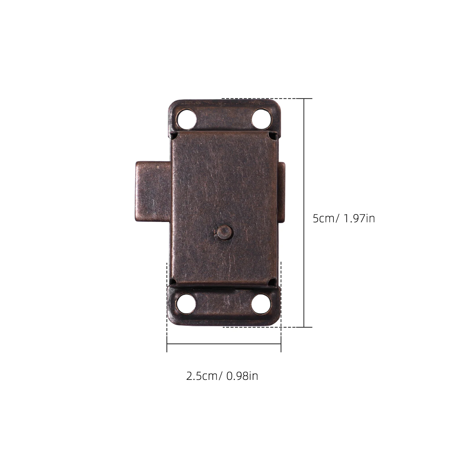 2 Buah Kunci Dekoratif Kunci Furnitur untuk Kotak Perhiasan Lemari Penyimpanan Kayu Kait Lemari Logam Antik