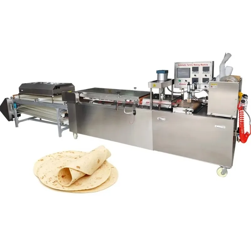 Máquina Automática para Hacer Tortillas de Harina, Pan Plano, Tacos Mexicanos, Tortillas Comerciales, Máquina para Hacer Burritos y Wraps OME
