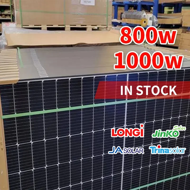 

Tier 1 1000w 700 Watt Solarpanel PV Module Black Frame Double Glass 182mm Half Cells Roof System Mono 550w Solar Panels