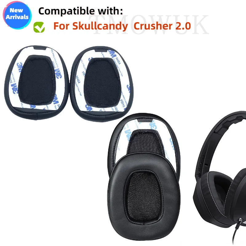 

Replacement Ear Pad for Skullcandy Crusher 2.0 Headset Headphones Protein Leather Earmuff Ear Cover