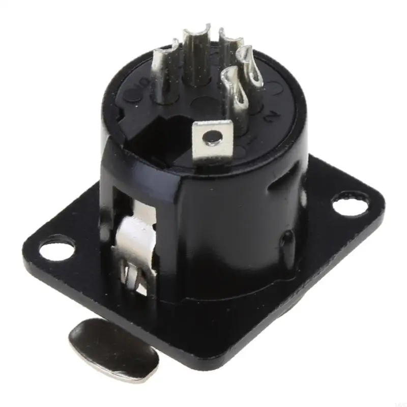 Y8AC Connector 5pins Female Socket Panel Mount Type for 5-pole Connectors