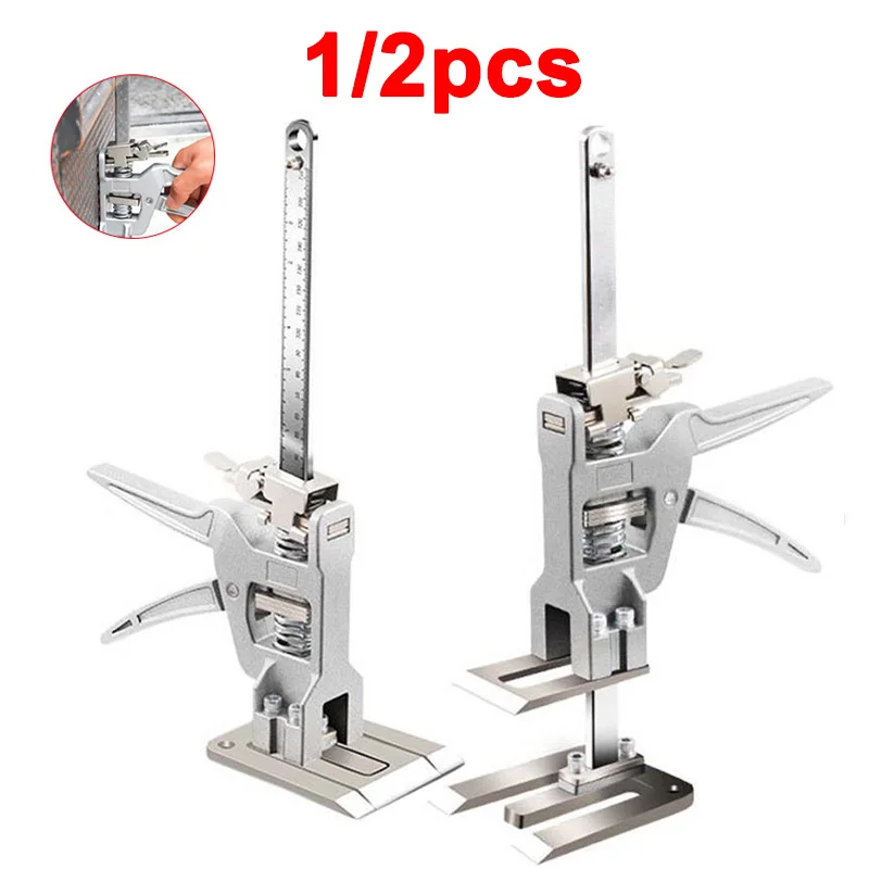 

1/2PCS Hand Lifting Tool Set Labor-Saving Arm Jack Door Panel Drywall Board Lifter Tile Height Adjuster Elevator Tool Multi Type