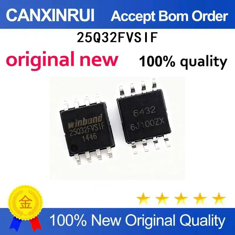 (5-100 Pieces) Brand new original W25Q32FVSIF 25Q32FVSIF 25Q32FVS1F SOP8 32M chip