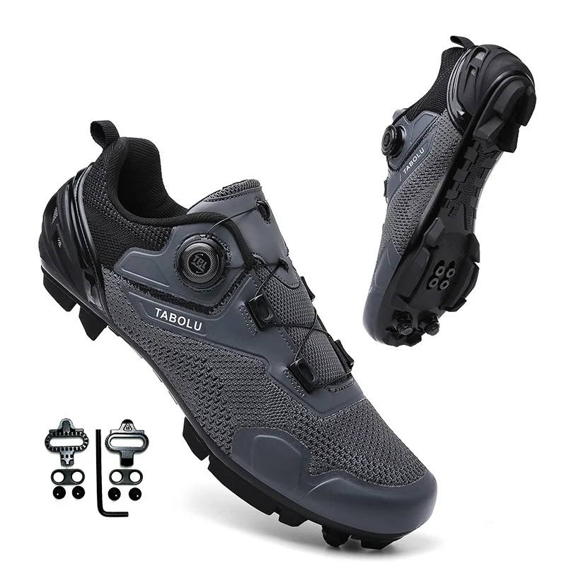 MTB Cycling Shoes with Clits for Men Mountain Bike Sneakers Bicycle Shoe Biking Summer