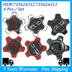 A Set/4PCS Car Center Wheel Hub Cap For Fiat 500X 334 2014 2015 2016 2017 2018 2019 2020 2021 2022 2023 735626312 735626311