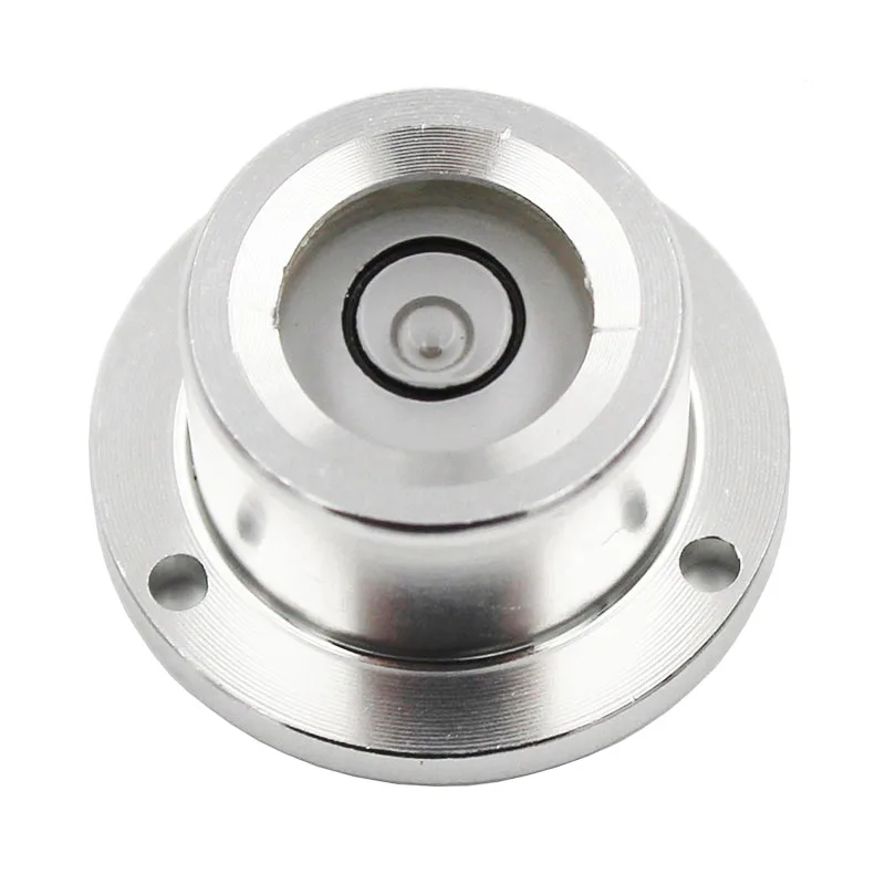 Mini Flange Spirit Level Bubble Blister Bead Bullseye Level with Base Cloud Platform Leveling Tool