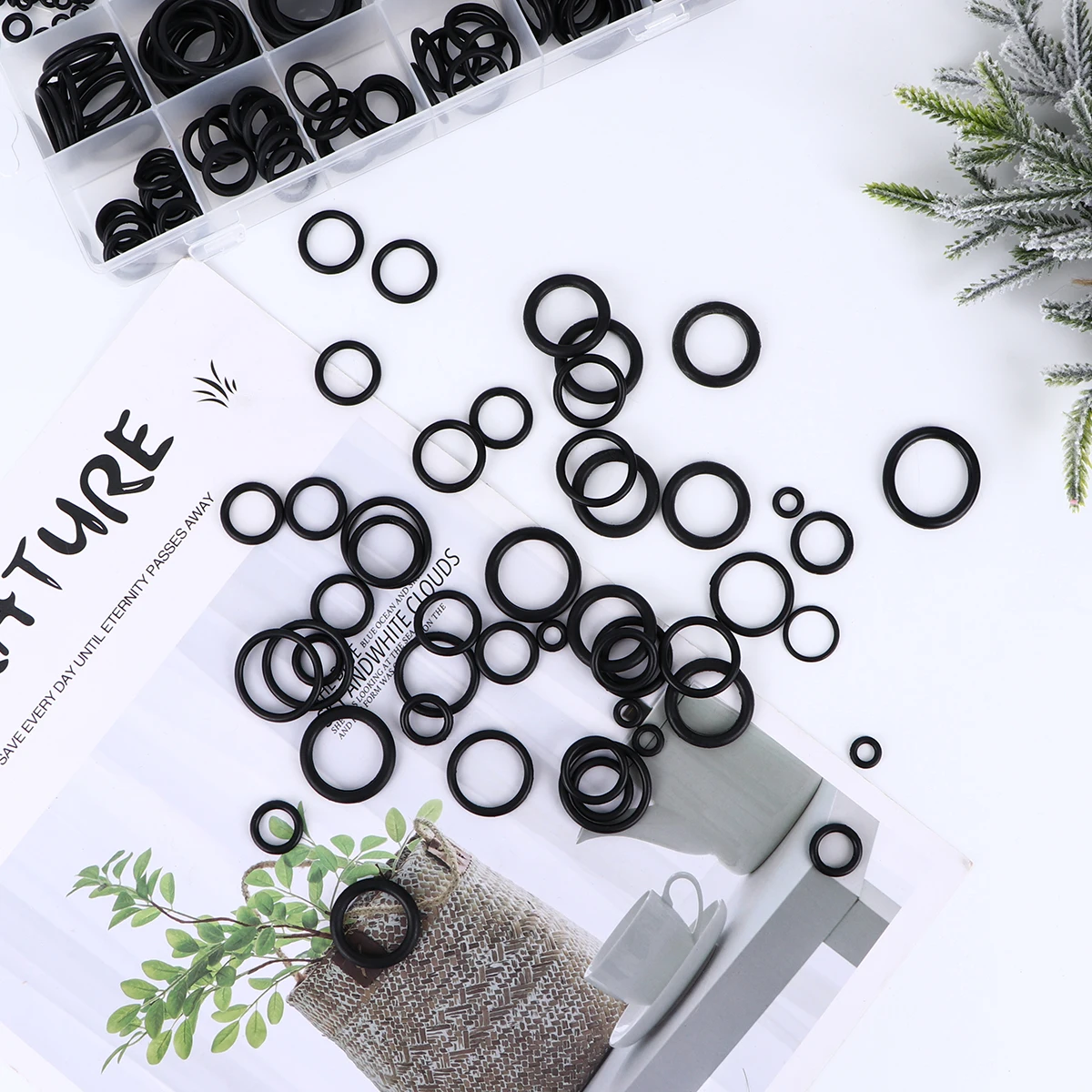 

279 PCS Sealing Ring O-ring Plumbing Motor Kit Rubber Rings Gasket Sealer Seals