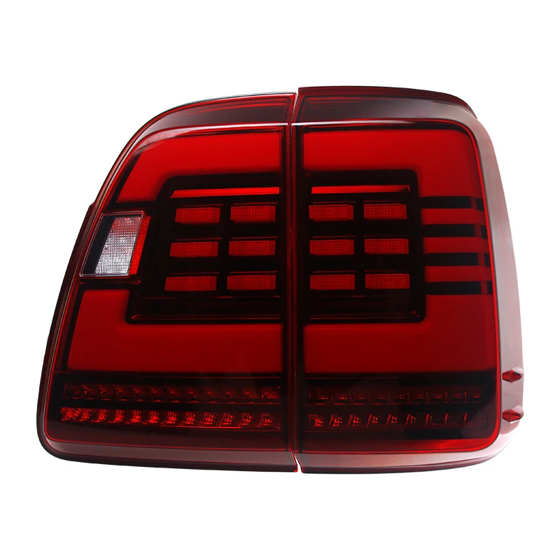 LED Taillight Assembly For Toyota Land Cruiser FJ200 LC200 Back Lamp Rear Light 2016-2020 Year