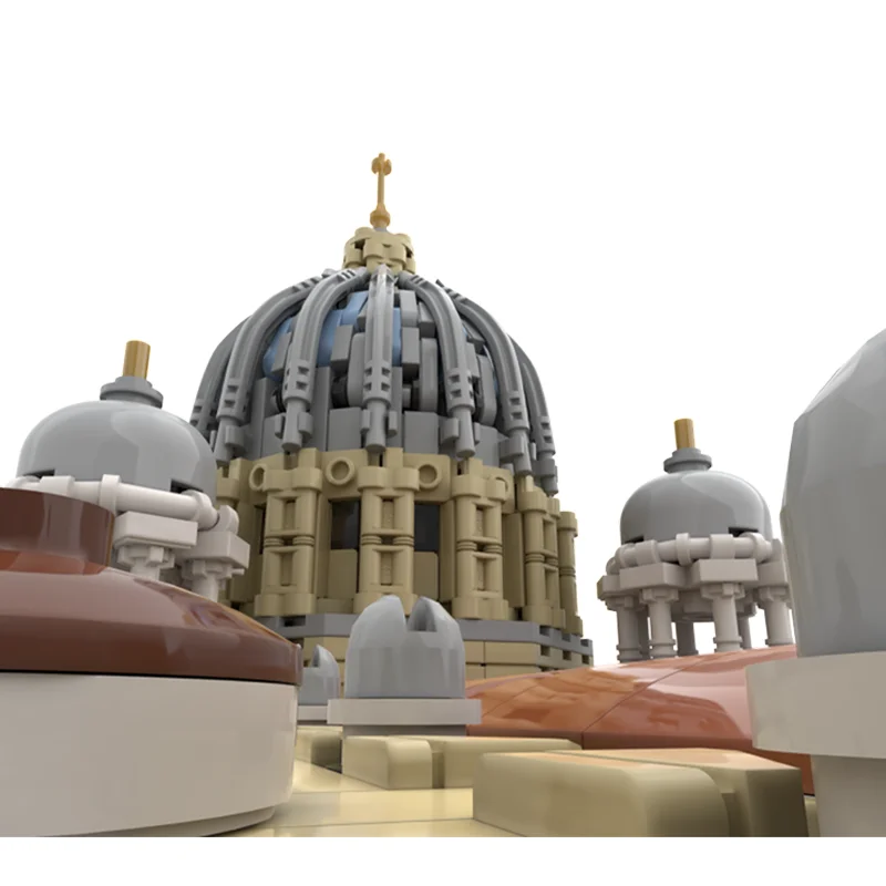 3019pcs MOC Saint Peter's Basilica 1 800 Architecture Model Building Blocks Brick Idea Display Assemble Education Collection 3D