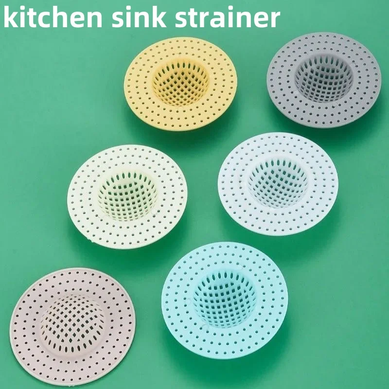 

Kitchen Sink Filter Strainer Sewer Filtering Net Stopper Floor Drains Hair Catcher Waste Collector for Home Accessories