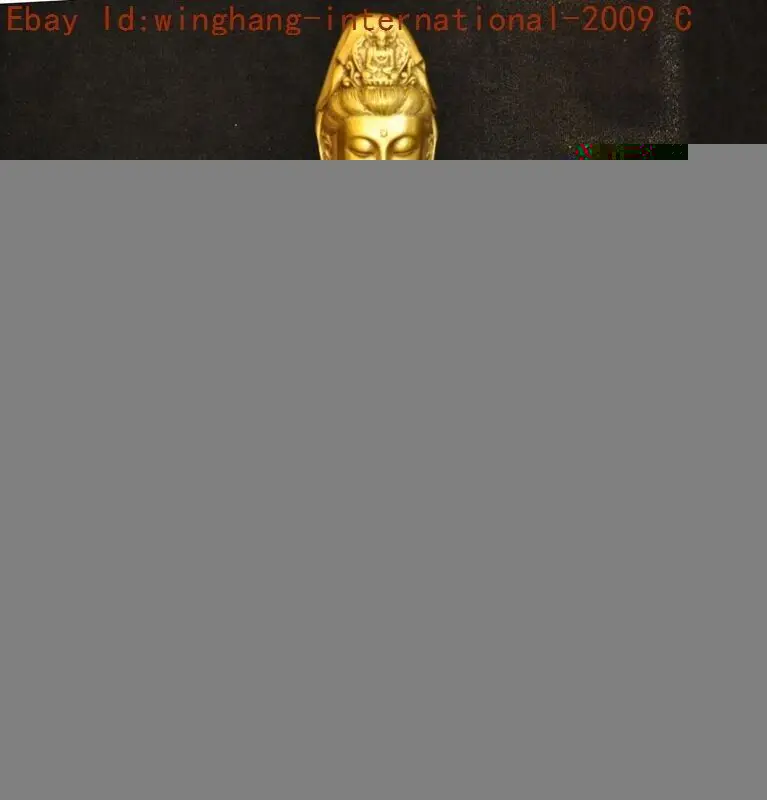 China Buddhism temple brass Mercy Guanyin Kwan Yin Buddha goddess god statue