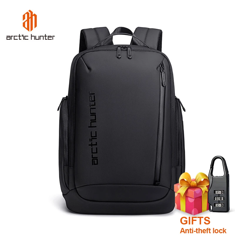 ARCTIC HUNTER 2023 New Men's Business Travel Bag Large Capacity USB15.6 Laptop Bag Multi Functional Casual High Quality Backpack