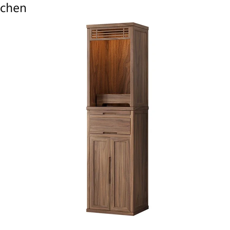 

DSA Buddhist shrine stand cabinet Solid wood simple Buddhist cabinet Modern shrine cabinet Shentai God of Wealth