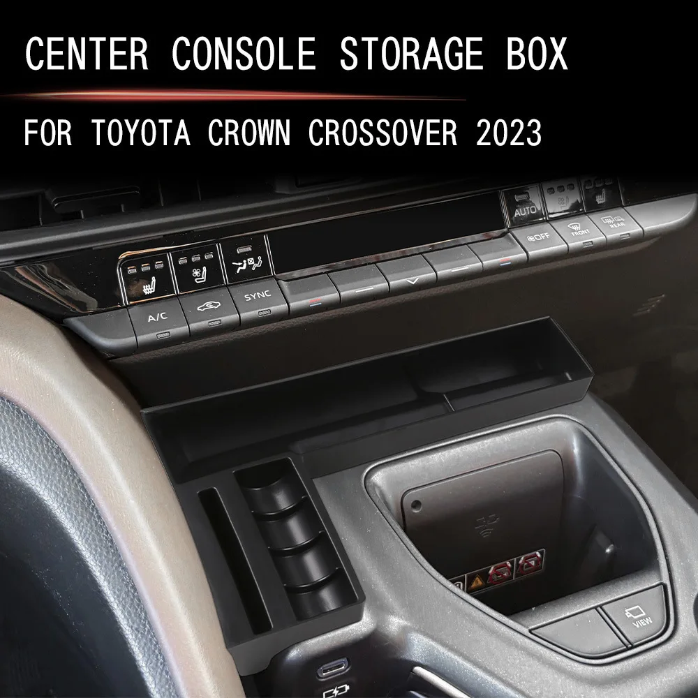 Suitable for 23 Toyota Crown CROWN CROSSOVER central control storage box interior modification