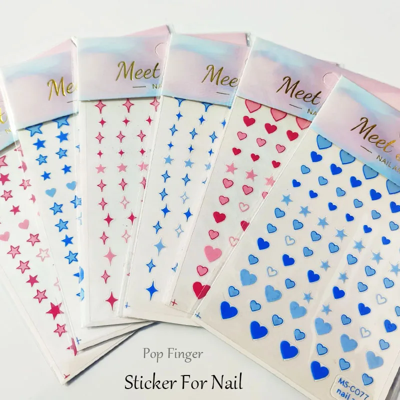 

200pcs Stickers MX Series Flowers Stars Moon Nail Stickers DIY Professional Accessories For Manicurists
