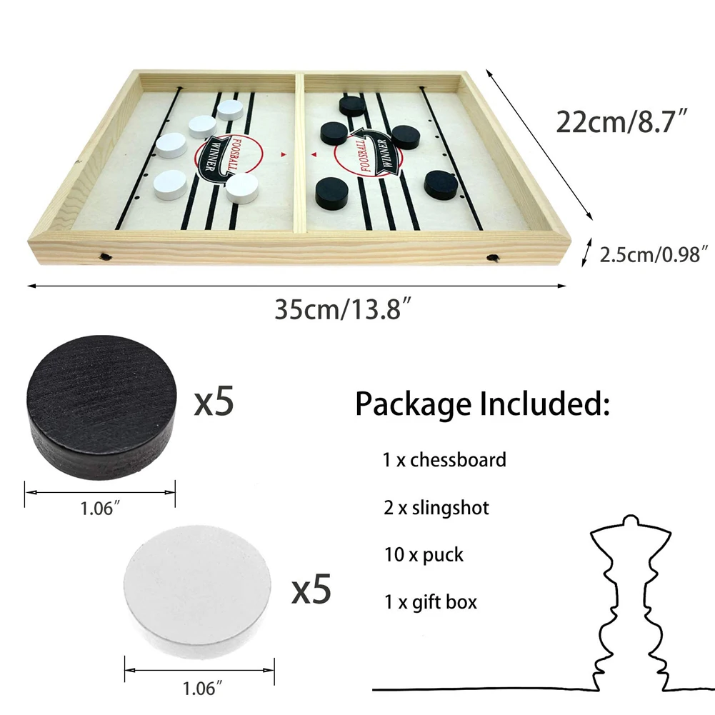 Foosball Winner Games Table Hockey Game Catapult Chess Parent-child Interactive Toy Fast Sling Puck Board Game Toys For Children