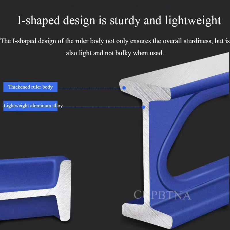 23-50cm Precision Solid Aluminum Alloy Strong Magnetic Bubble Level Angle Ruler Woodworking 45°、90°、180° leveler Measuring Tools