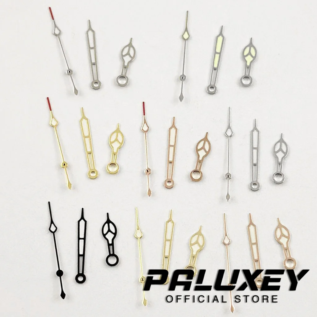 NH35 الأيدي الذهب الأسود ارتفع الذهب الفضة ساعة الأيدي ل NH35 NH36 NH38 NH39 NH70 NH72 حركة الأخضر مضيئة الساعات مؤشرات