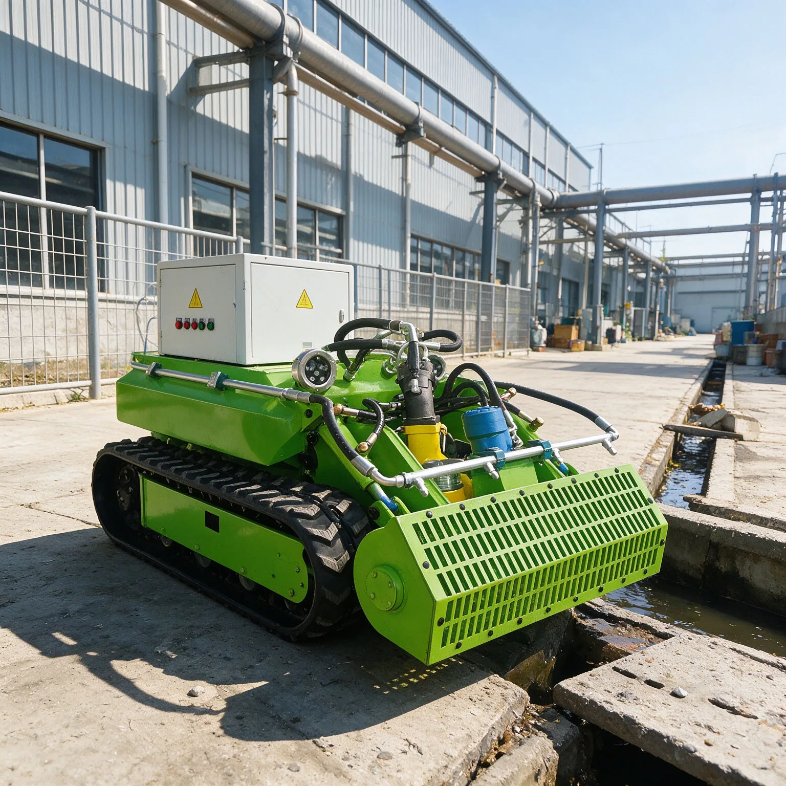 Crawler Sediment Cleaner Sewage Dredging Robot Remote Operated Submersible Machine for Sewer Pipeline Desilting