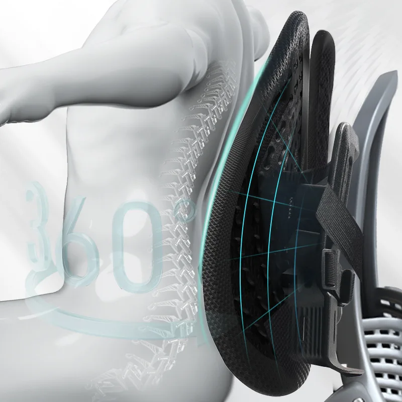 Ergonomic Breathable Lumbar Support Seat Cushion Universal Car Chair Pad Seasonal Comfort for Back Support High Quality Version