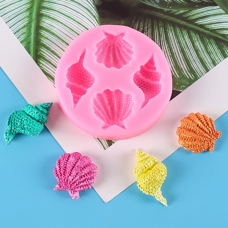 Shell Silicone Mold DIY Flower Shaped Candle Making Tool for Home Decoration Production