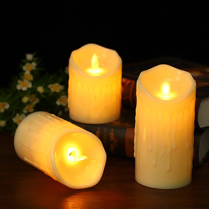 

LED Candle with Tear-Effect, Wedding and Party Decorative Lighting, Home Decor, Valentine's Day Decor