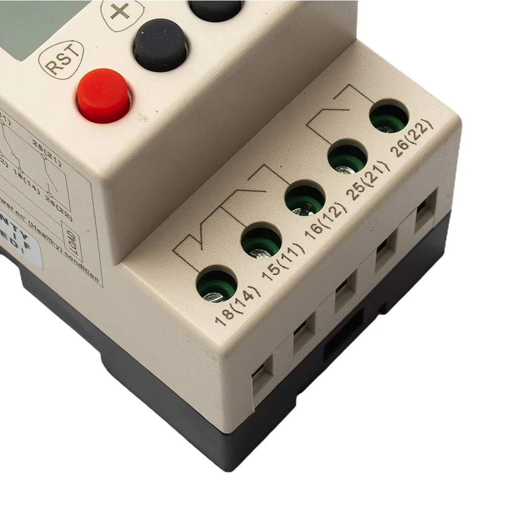 AD220 AD48 Compatible SVR1000 Voltage Protection Relay with 1NO 1NC Contacts for 6a 250VAC Output and Guide for rail Mounting